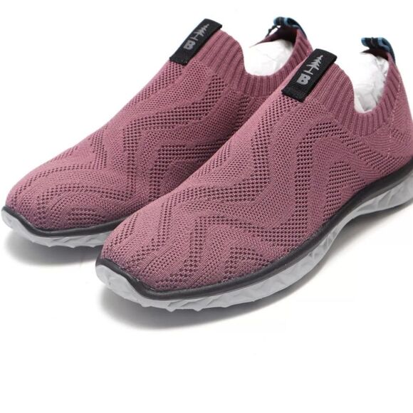 Bass Outdoors Women's Hex Knit Pull-On Sneaker, Hawthorn Rose , 7.5 - Picture 1 of 6